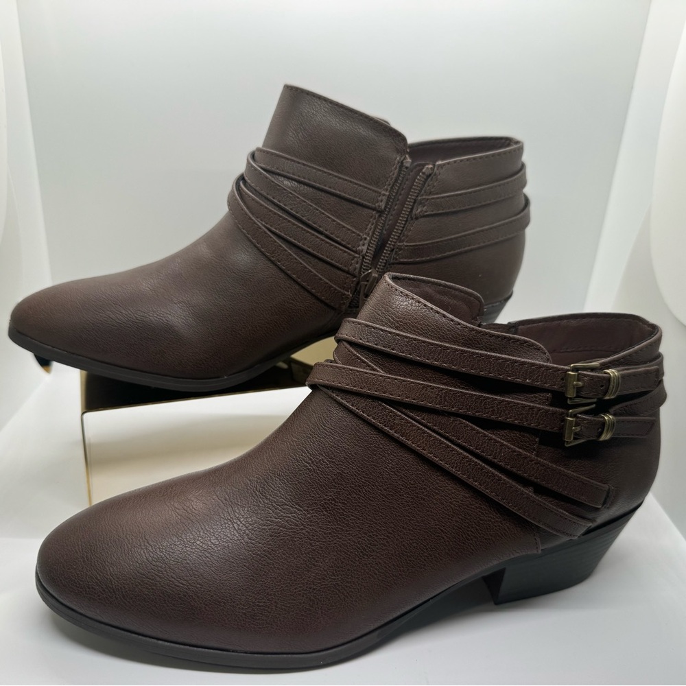 Style & Co. Chocolate Willow Booties, NIB 🆕